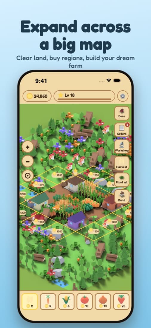 Expand across a big map